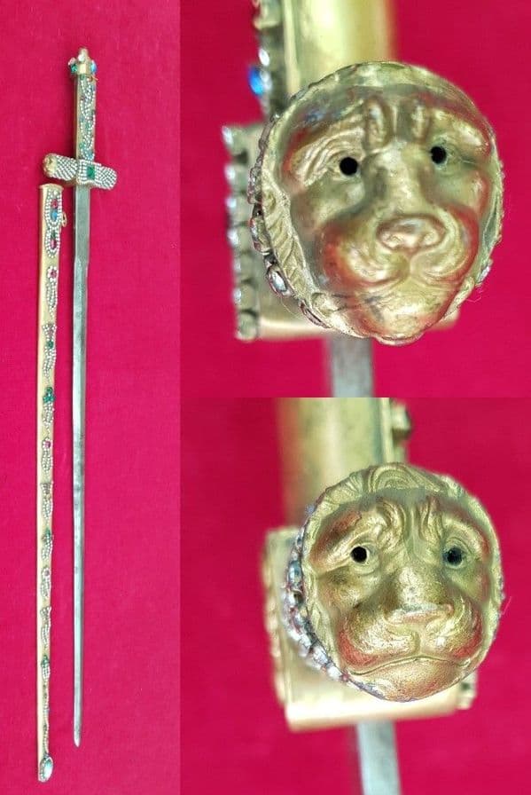 A Highly decorative sword. Possibly for presentation to an eastern dignitary. 19th Century. Ref 6104
